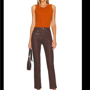 Frame Denim Brown Straight Leg Jeans
